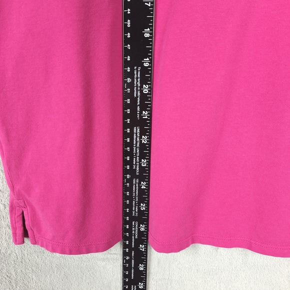 J Jill Top 2X Pink Forward Seam Tee Casual Boxy Stretch Relaxed Comfy Minimalist - Picture 4 of 7